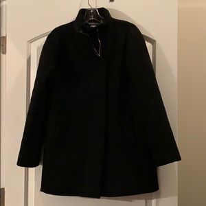 Black J Crew ‘City Coat’